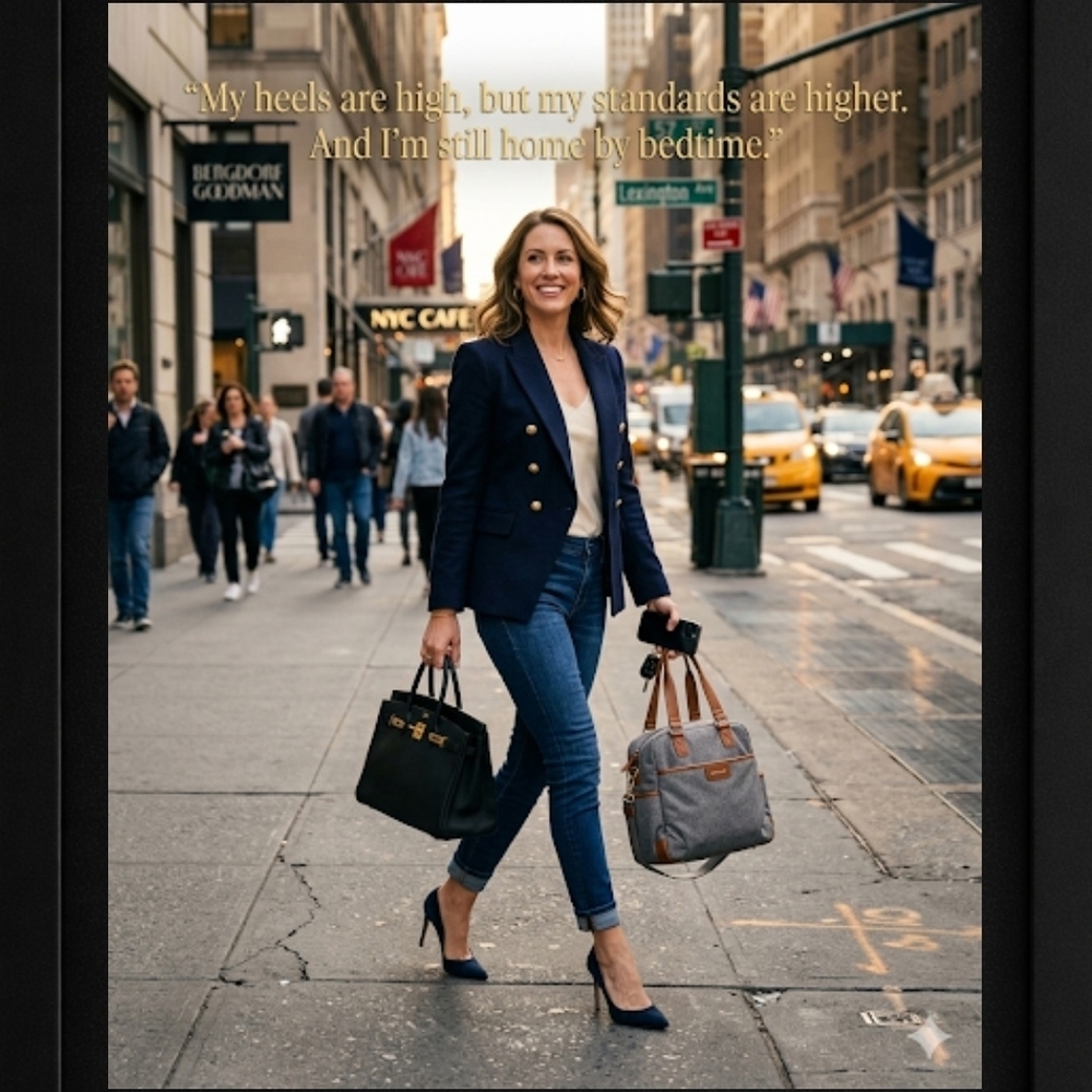 Multitasking Mom A.I. Print In A 8x10 Frame